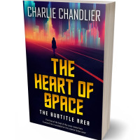 3D view of Premade Science Fiction Book Cover - Ebony