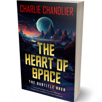 3D view of Premade Science Fiction Book Cover - Di Serria