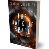 3D view of Premade Science Fiction Book Cover - Oil