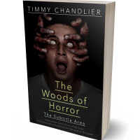 3D view of Premade Horror Book Cover - Cod Gray