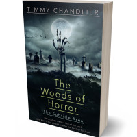 3D view of Premade Horror Book Cover - Aztec