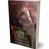 3D view of Premade Erotica Book Cover - English Walnut