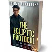 3D view of Premade Teen & Young Adult Book Cover - Shark