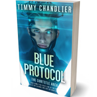 3D view of Premade Science Fiction Book Cover - Blumine