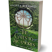 3D view of Premade Fantasy Book Cover - Green Kelp