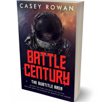 3D view of Premade Science Fiction Book Cover - Cinnabar