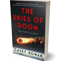 3D view of Premade Apocalyptica Book Cover - Burning Sand