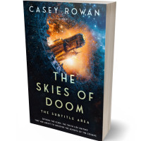 3D view of Premade Science Fiction Book Cover - Whiskey