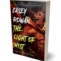 3D view of Premade Horror Book Cover - Whiskey