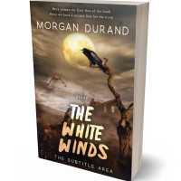 3D view of Premade Horror Book Cover - English Walnut