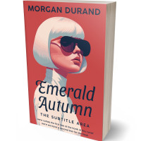 3D view of Premade Chick Lit Book Cover - Fuzzy Wuzzy Brown