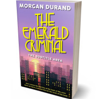 3D view of Premade Mystery & Thriller & Suspense Book Cover - Lavender Purple