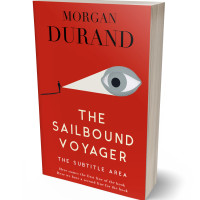 3D view of Premade Abstract Book Cover - Thunderbird