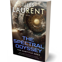 3D view of Premade Science Fiction Book Cover - Zeus