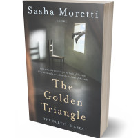 3D view of Premade Mystery & Thriller & Suspense Book Cover - Fuscous Gray