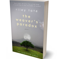 3D view of Premade Surreal Book Cover - Spun Pearl