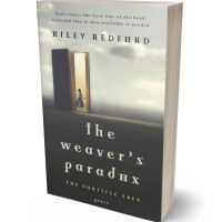 3D view of Premade Surreal Book Cover - Fuscous Gray