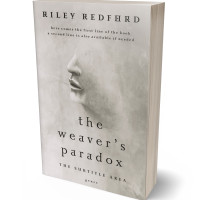 3D view of Premade Surreal Book Cover - Cloud