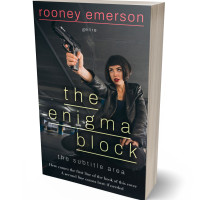 3D view of Premade Mystery & Thriller & Suspense Book Cover - Outer Space