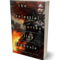 3D view of Premade Fantasy Book Cover - Night Rider