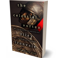 3D view of Premade Historical Book Cover - Oil