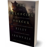 3D view of Premade Fantasy Book Cover - Night Rider