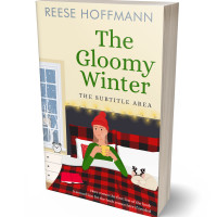 3D view of Premade Literary Fiction Book Cover - Green Kelp