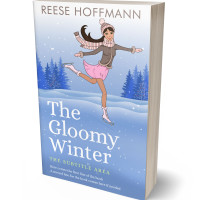 3D view of Premade Chick Lit Book Cover - Polo Blue