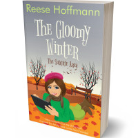 3D view of Premade Chick Lit Book Cover - Gray Nickel