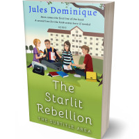 3D view of Premade Teen & Young Adult Book Cover - Chelsea Cucumber