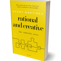 3D view of Premade Abstract Book Cover - Corn