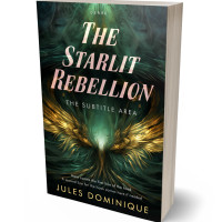 3D view of Premade Fantasy Book Cover - Green Kelp