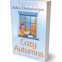 3D view of Premade Literary Fiction Book Cover - Tropical Blue