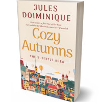 3D view of Premade Literary Fiction Book Cover - Linen