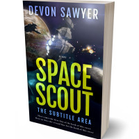 3D view of Premade Science Fiction Book Cover - Turmeric