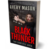 3D view of Premade Mystery & Thriller & Suspense Book Cover - Cinnabar