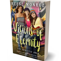 3D view of Premade Teen & Young Adult Book Cover - Taupe