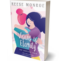 3D view of Premade Romance Book Cover - Chambray