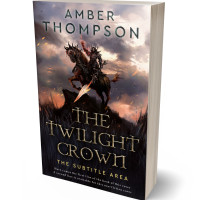 3D view of Clam Shell #32948 - Premade Fantasy Book Cover