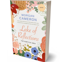 3D view of Premade Nature Book Cover - Dawn Pink