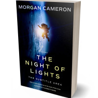 3D view of Premade Science Fiction Book Cover - Ebony