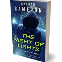 3D view of Premade Mystery & Thriller & Suspense Book Cover - Black