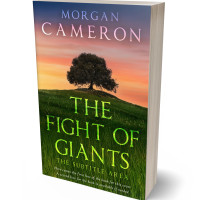 3D view of Premade Nature Book Cover - Tumbleweed