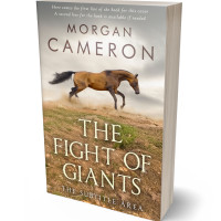 3D view of Premade Western Book Cover - Sandrift