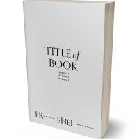 Tablet view of Alto #33111 - Premade Abstract Book Cover