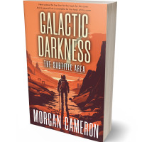 3D view of Premade Science Fiction Book Cover - Copper