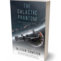 3D view of Premade Science Fiction Book Cover - Outer Space