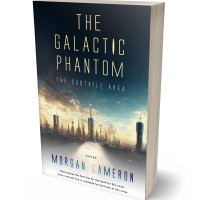 3D view of Premade Science Fiction Book Cover - White Rock #33201 | BookCoverZone