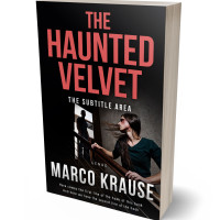 3D view of Premade Mystery & Thriller & Suspense Book Cover - New York Pink