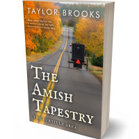 3D view of Premade Literary Fiction Book Cover - Coffee